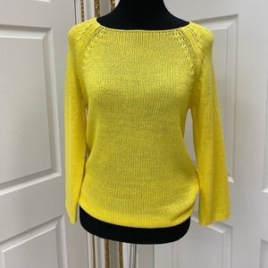 Yellow Knit Sweater